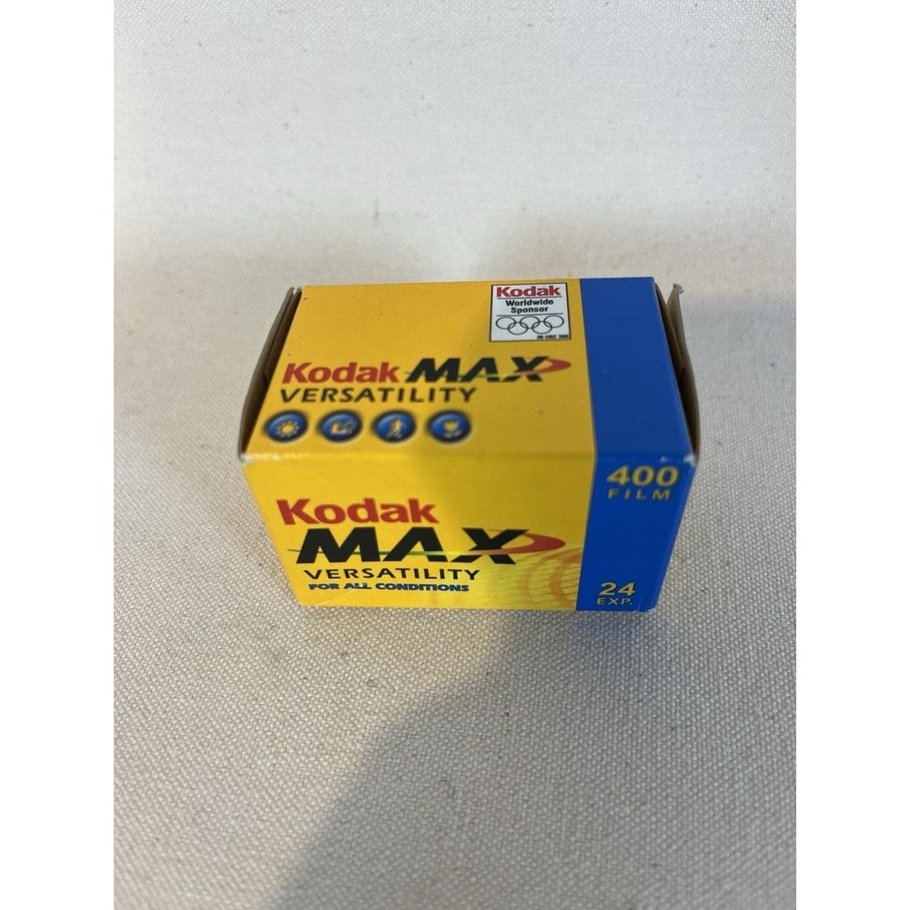 Kodak Max Versatility 400 Film 24 Exposures New Old Stock Exp 2/2006 Photography